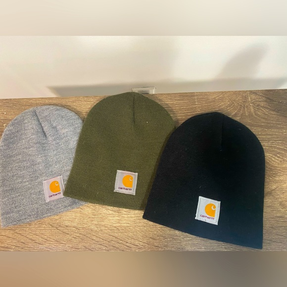 Three Womens Carhartt Knit Beanies - Picture 1 of 2